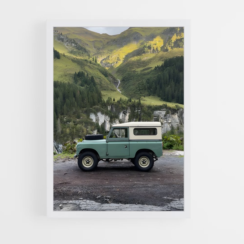 Poster Aventure en Plein Air – affiche Land Rover (vue 3)
